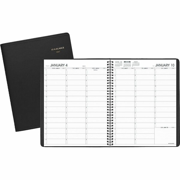 At-A-Glance Weekly Appointment Book, 11 x 8.25, Black, 2022-2023 7095005 - main