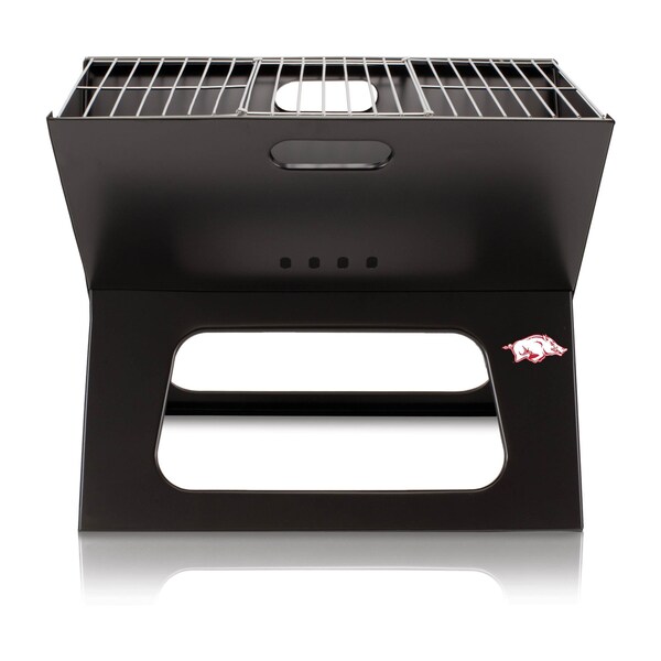 Picnic Time Family Of Brands NCAA Arkansas Razorbacks X-Grill Portable Grill - Camping Grill 775-00-175-034-0 - main