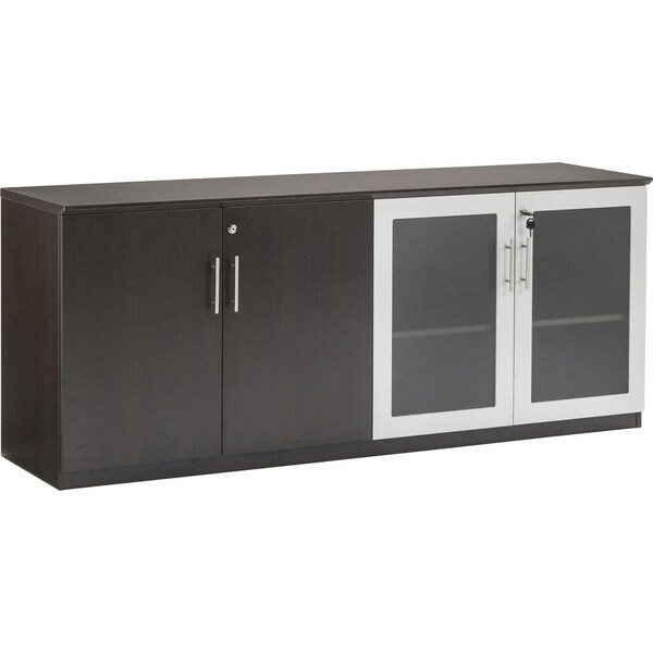 Mayline Low Wall Cabinet, Medina, w/Doors, Mocha MVLCLDC - main