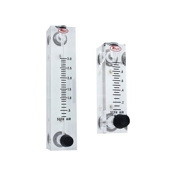 Dwyer Instruments Flowmeter, range 2-10 GPH water. VFA-42-BV - main
