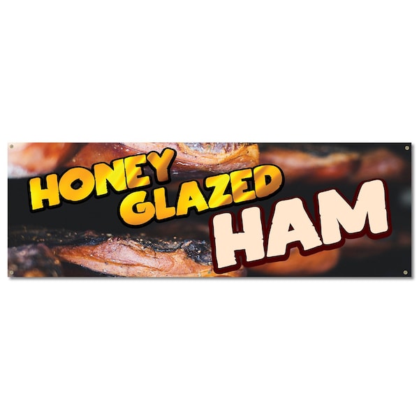 Signmission Honey Glazed Ham, 24 Inch, Banner B-72-30393 - main