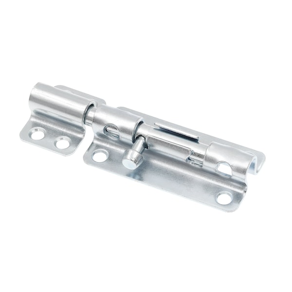 Prime-Line Door and Gate, Heavy Duty Slide Barrel Bolt Latch 3-5/8 inch, Screws, Zinc Plated, Rust Resistant U 117580 - main