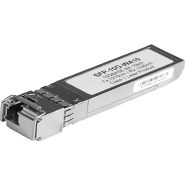 Antaira 10G Fiber SFP+ Transceiver WDM-A, Single Mode 10Km / LC / TX:1270nm RX:133 SFP-10G-WA10-H3 - main