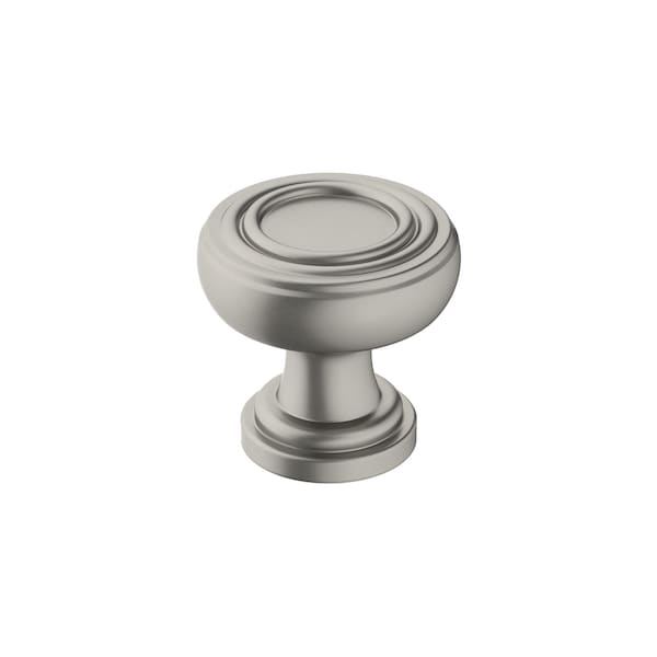 Amerock Ville 1-1/8 inch (29mm) Diameter Satin Nickel Cabinet Knob, 25PK 25VMP36774G10 - main