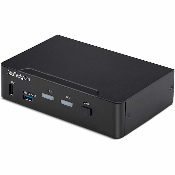 Startech.Com 2-PORT DISPLAYPORT KVM SWITCH, 4K 60HZ, DP 1.2, HDCP 1.4, EDID MANAGEMENT, 2-POR P2AD122-KVM-SWITCH - main