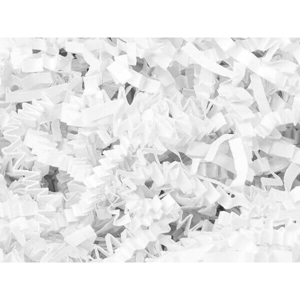 Nashville Wraps White Crinkle Cut Shredded Paper, 8 oz Bag ZF08WH - main