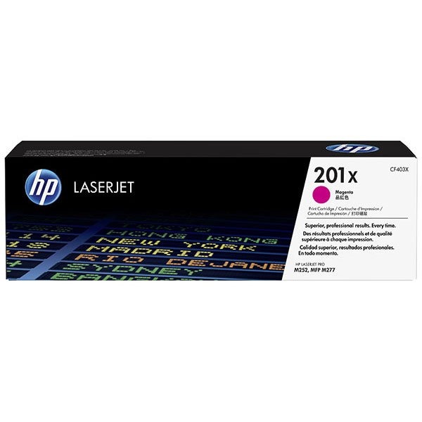Hp 201X (CF403X) High Yield Magenta Original LaserJet Toner Cartridge (2,300 Yield) CF403X - main