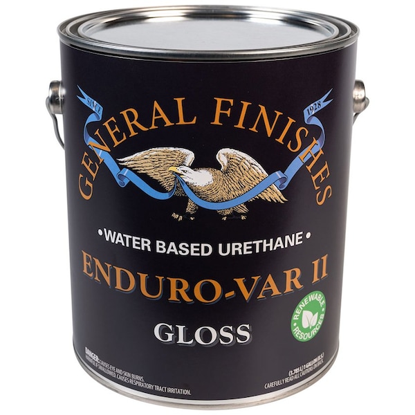 General Finishes 1 Gal B088-GA Clear Enduro-Var II Water-Based Urethane Topcoat, Gloss B088-QT - main