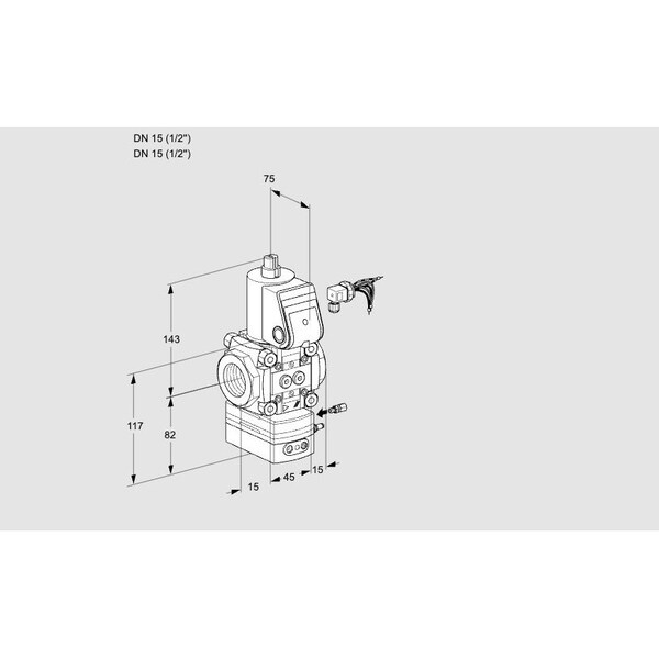 Honeywell Kromschroder VAG115R/NWBE KS88001734 - main