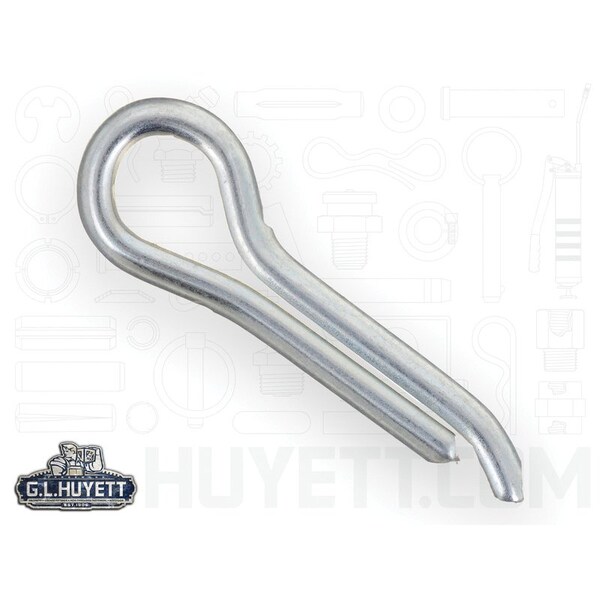 Huyett Hammerlock Cotter Pin, Zinc Plated Carbon Steel, 0.250 in Dia x 1.000 in Effective Length CPHZ-250-1000 - main