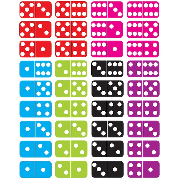 Ashley Productions Die-Cut Magnetic Dominoes, 36-Piece Set 11302 - main