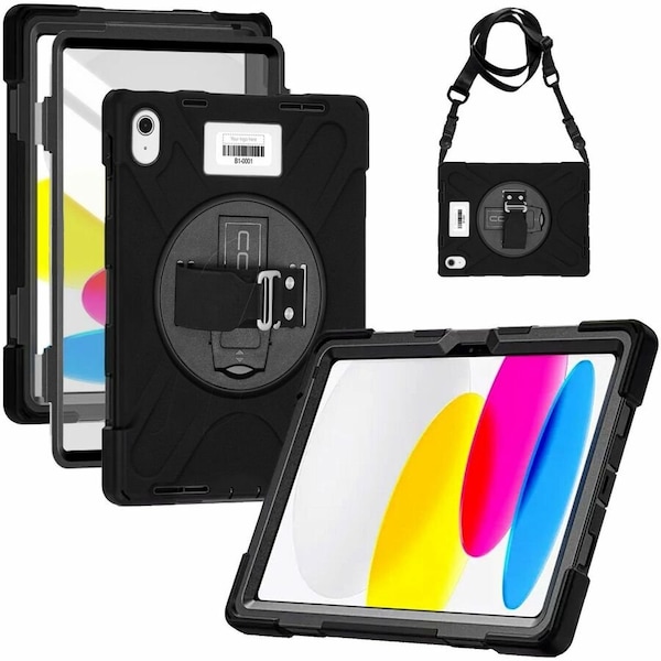Codi Rugged iPad 11in (A16) / iPad 10.9in (10th Generation) Case w/ Integrated Screen Protector C30705069IS - main