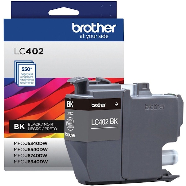 Brother Standard Yield Black Ink Cartridge LC402BKS - main