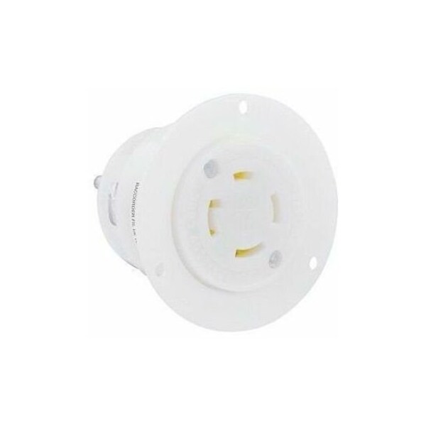 Leviton Industrial Grade Flanged Outlet 30 Amp, 250 Volt 3-Phase 2726 - main