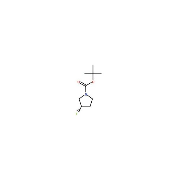 Ak Scientific (S)-1-Boc-3-Fluoropyrrolidine (1g), CAS 479253-00-4 6572AB-1g - main