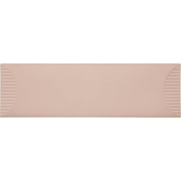 Daltile Stencil 4in x 12in Glazed Porcelain Half Moon Wall Tile 5.81 SQFT Per Carton, 20PK SC35RCT412HFMMT - main