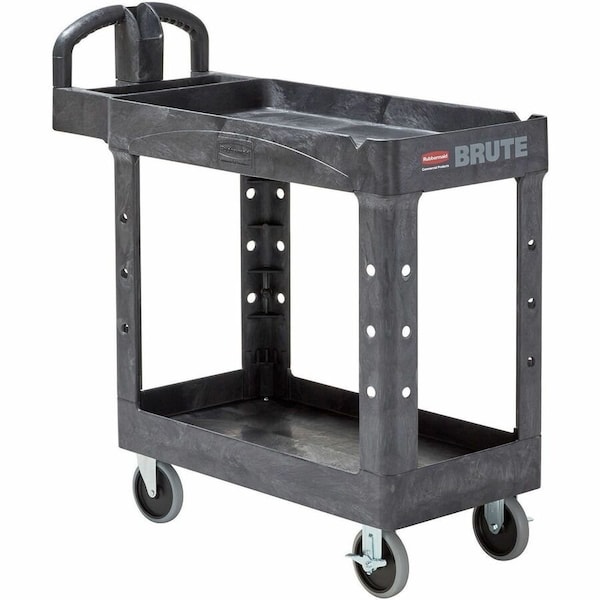 Rubbermaid Commercial Structural Foam, 500 lb Load Capacity, 2 Shelves, 17.13" W, 38.88 in H FG450088BLA - main