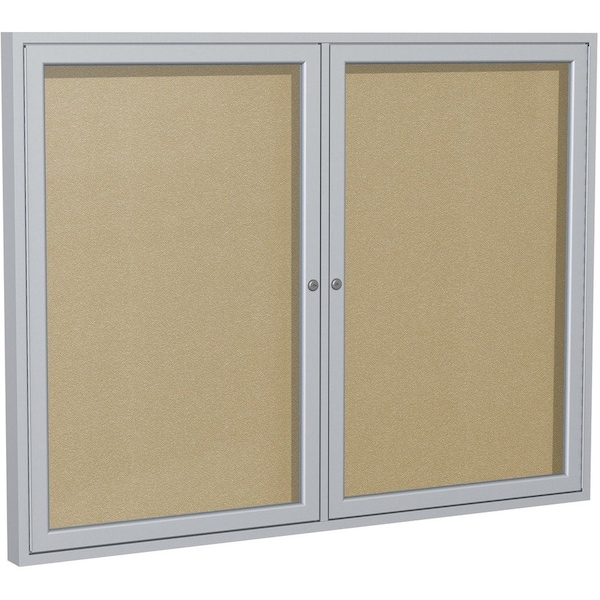 Ghent Enclosed Outdoor Bulletin Board 60x36", Vinyl PA23660VX-181 - main