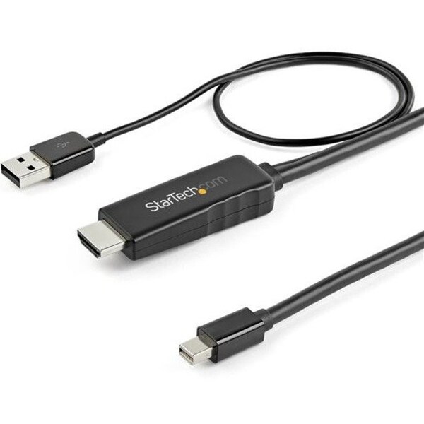 Startech.Com HDMI 1.4 TO MINI DISPLAYPORT 1.2 ACTIVE ADAPTER CABLE WITH 4K 30HZ VIDEO/HDCP 1. HD2MDPMM2M - main
