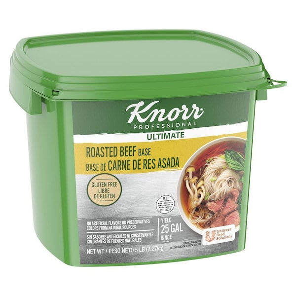 Knorr Professional Ultimate Roasted Beef Stock Base, 5 Pound 84149984 - main