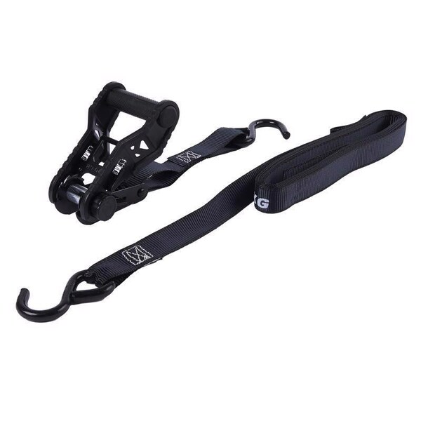 Keeper Extreme Webbing 1 in. W X 14 ft. L Black Ratchet Tie Down 500 lb, 2PK 85454 - main