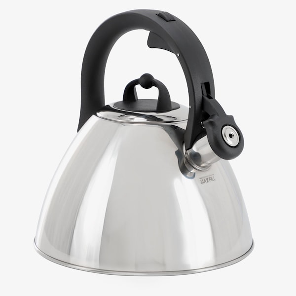 Mr. Coffee Starsbury 2.1 Quart Stainless Steel Whistling Tea Kettle with Stay-Cool Handles 143793.01 - main