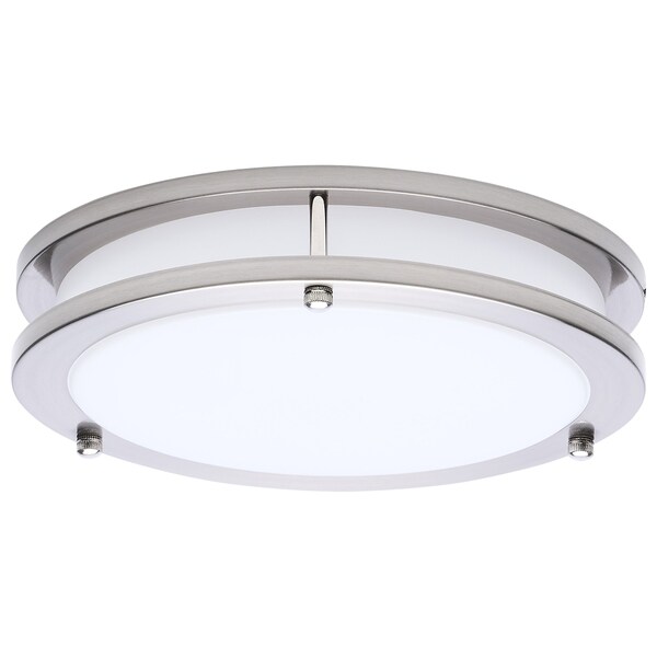 Nuvo Glamour LED 10 Inch Flush Mount Brushed Nickel Finish 27K/3K/35K/4K/5K CCT Selectable 62/1875 - main