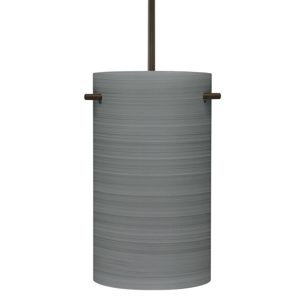Besa Lighting Besa Tamburo 5 Pendant, Titan, Bronze Finish, 1x 11W LED 1JT-4005TN-LED-BR - main