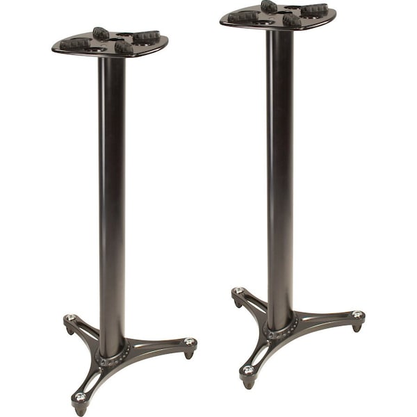 Ultimate Support MS Series Professional Column Studio Monitor Stand with Non-marring Decoupling Pads and Three Inter MS9045B - main