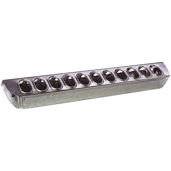 Little Giant Slide Top Poultry Feeder Galvanized 9822 - main
