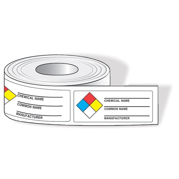 Accuform NFPA DIAMOND IDENTIFIER ROLL LABELS LZN601EV - main