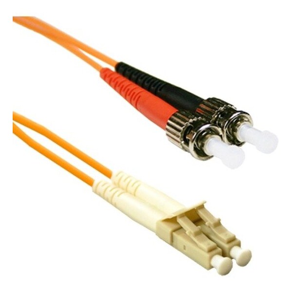 Enet 5M St/Lc Duplex Multimode 62.5/125 Om1 Or Better Orange Fiber STLC-5M-ENC - main