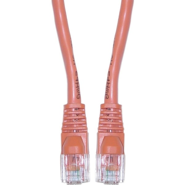 Cable Wholesale Cat5e Orange Copper Ethernet Crossover Cable, Snagless/Molded Boot, 5 foot 10X6-33305 - main