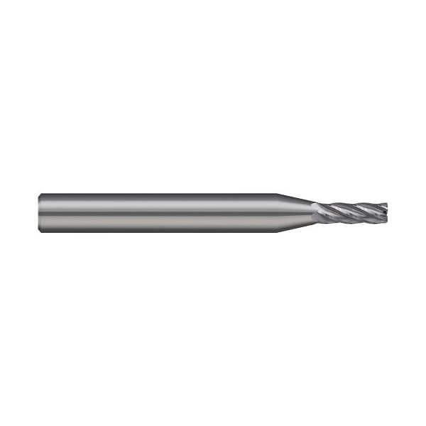 Harvey Tool Miniature End Mill-5 Flute-Corner Radius, 720125, Uncoated, .025" Cutter Diameter 720125 - main