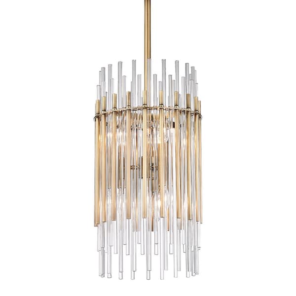 Hudson Valley Lighting Wallis 6 Light Pendant 10.5 In. Aged Brass 6310-AGB - main
