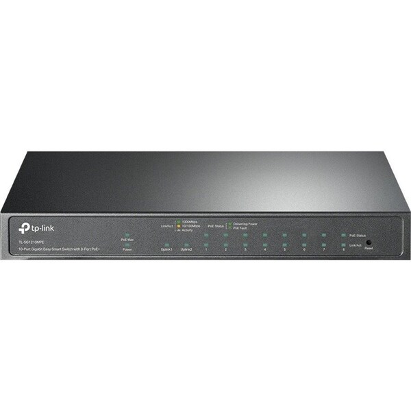 Tp-Link 10-PORT GIGABIT EASY SMART SWITCH WITH 8-PORT POE+ TL-SG1210MPE - main