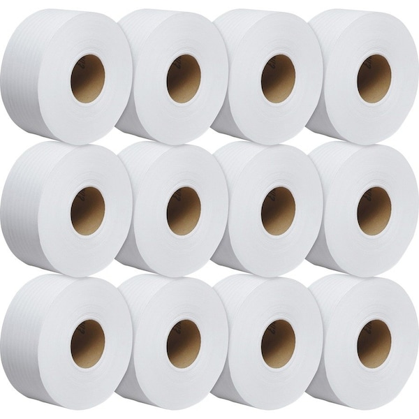 Scott Scott Essential, Jumbo Core, 1 Ply, Continuous Sheets, White, 12 PK 07223 - main