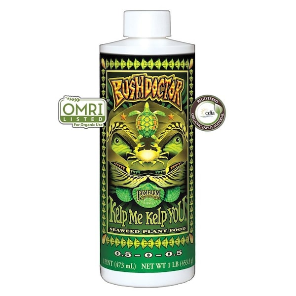 Bush Doctor Kelp Me Kelp You FX794209 Plant Food, 1 pt, Liquid, 0.5-0-0.5 N-P-K Ratio KMKYPINT - main