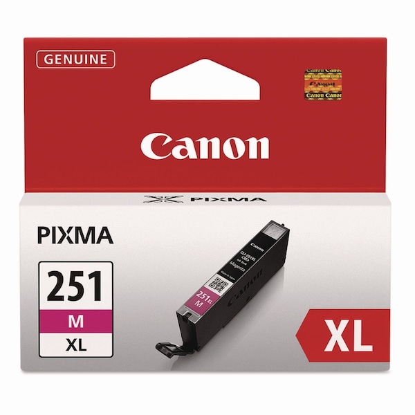 Canon Ink Cartridge, Cli-251Xl, Magenta 6450B001 - main