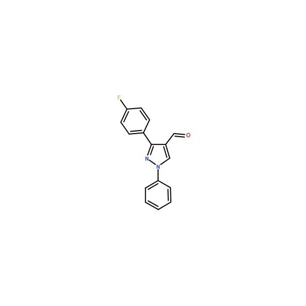 Ak Scientific 3-(4-Fluorophenyl)-1-phenyl-1H-pyrazole-4-carbaldehyde (1g), CAS 36640-40-1 3207AH-1g - main