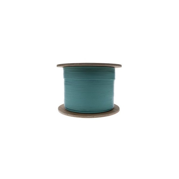 Cable Wholesale 2.0mm Duplex Zip-cord Fiber Optic Cable, OM4 50/125 multimode, Corning ClearCurve OM4, Aqua 10F1-402NH - main