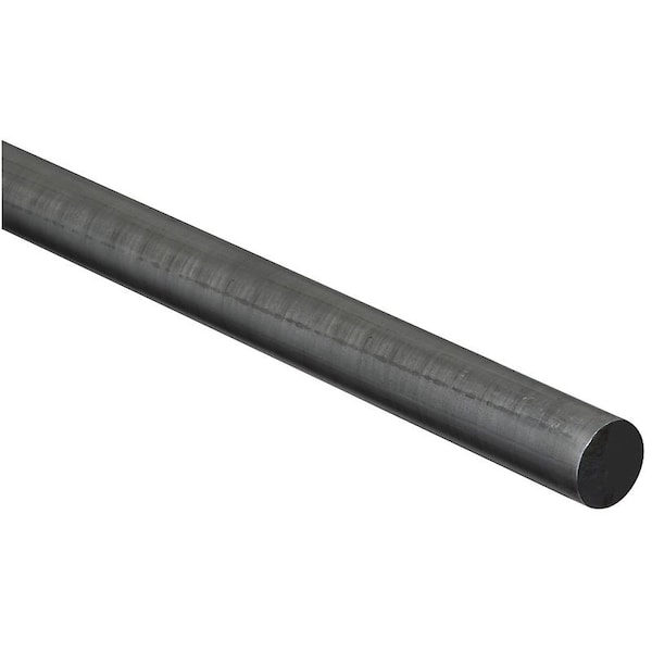 Stanley Stanley Hardware 4055BC Series N301-234 Round, Weldable Smooth Rod, 36 in L, 1 in Dia, Steel, Plain N301-234 - main