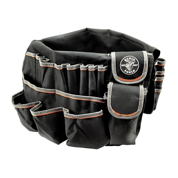 Klein Tools Bucket Tool Organizer, Black, Polyester, 45 Pockets 55448 - main