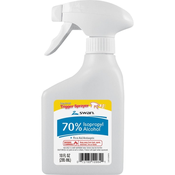 Swan 10 Oz. 70% Isopropyl Rubbing Alcohol Trigger Spray 1000039416 - main