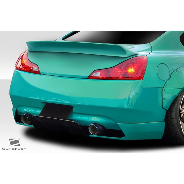 Duraflex 2008-2015 Infiniti G Coupe G37 Q60 LBW Rear Wing Spoiler, Signature Black - 1 Piece 113534 - main