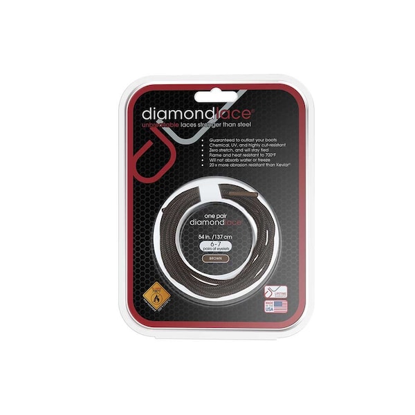 Diamond Performance Diamondlace 54-In. Brown Fire Resistant DL054BRO.DIA - main
