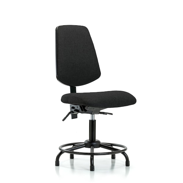 Blue Ridge Ergonomics Desk Chair Fab Desk Chair, Med, Bk, RT, Tilt Glds, Blk, No Arms, 19" to 24" Height, Fabric, Black BR-FDHCH-MB-RT-T1-A0-RG-F42 - main