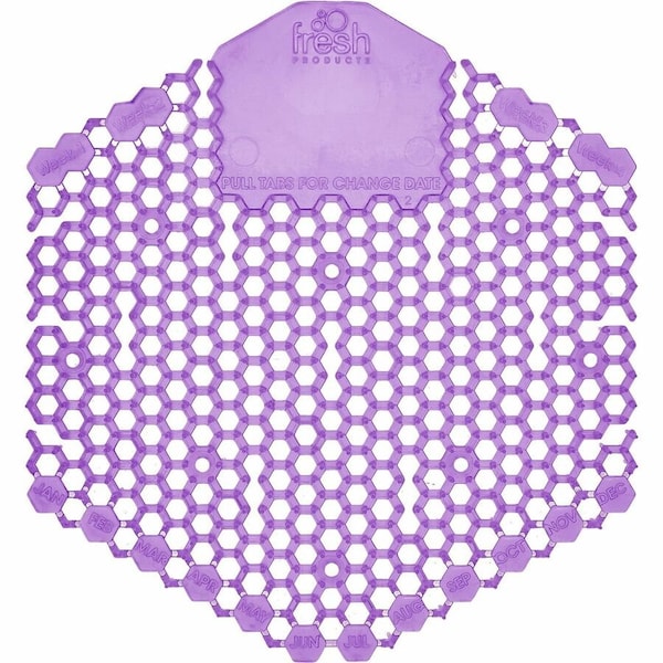 Fresh Products Wave 3D Urinal Screen, Lavender, 6PK 3WDS60LAV - main