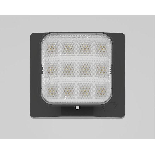 Keystone Emergency Light | Thermo Plastic | Remote Single Head | Style 1 | Black Color | 6500K Single Head | KT-EM-RS1-BLWL-SL - main