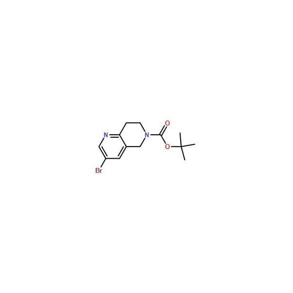 Ak Scientific tert-Butyl 3-bromo-7, 8-dihydro-1, 6-naphthyridine-6(5H)-carboxylate (1g), CAS 1184950-48-8 3003AA-1g - main